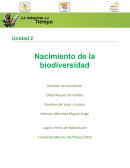Nacimiento de la biodiversidad
