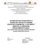 Alfabetización tecnológica a través del proyecto canaima educativo