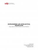 Hopelessness and intellectual disabilities