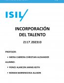 Incorporación del talento