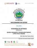 Diccionario de datos