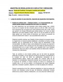 Teoría del Conflicto. Concepto y análisis del conflicto Irak – Estados Unidos