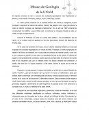 Reseña del Museo de Geología de la UNAM