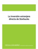 La inversión extranjera directa de Starbucks