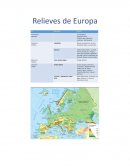 Relieves de Europa