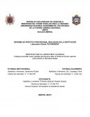 Informe de práctica profesional realizada en la Institución Laboratorio Dental Technodent