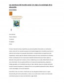 Las aventuras del mundo social. Un viaje a la sociología de la educación
