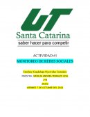 Actividad #1 Monitoreo de redes sociales