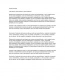 Qué damos, que pedimos y que recibimos