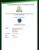 Transporte de mercancía de la empresa de Pronaca