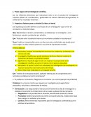 Pasos Lógicos de la investigación científica