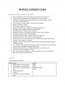 Repaso de ginecología