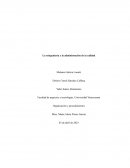 La reingeniería y la administración de la calidad