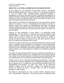 Ensayo de la lectura la democracia de Giovanni Sartori