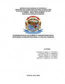 Elaboración de un alimento concentrado bajo procesos alternativos para la cria de conejos