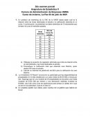 Examen de estadística II