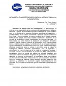 Desarrollo agroecológico para la agricultura y la alimentación