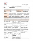 Planificación Unidad didáctica. Sin aire no sobrevivo