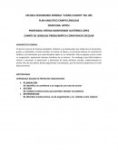 Campo de lenguaje problemática convivencia escolar