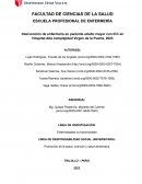 Intervención de enfermería en paciente adulto mayor con ICC en Hospital alta complejidad Virgen de la Puerta