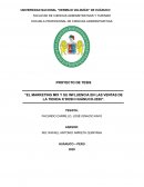 El marketing mix y su influencia en las ventas de la tienda K’dosh Huánuco-2020