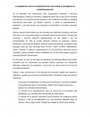 Estandarización versus adaptación