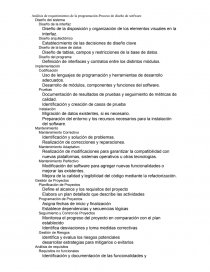 Análisis de requerimientos de la programación-Proceso de diseño de sotfware. Página 1
