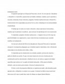 Educación Preescolar