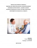 Caso hipotético de análisis e interpretación