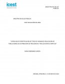 Ejercicios de identificación de tipos de variables, realización de tabulaciones de distribución de frecuencias y realización de gráficos