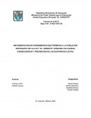 Implementacion de herramientas que permitan a la población estudiantil conocer las causas, consecuencias y prevención de las sustancias ilícitaS