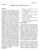 Membrana celular y transporte celular