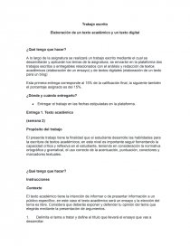 Elaboración de un texto académico y un texto digital. Página 1