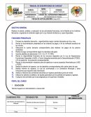 Manual de descripciones de cargos. Analista financiero II