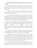 Abandono escolar durante el confinamiento a raíz de la COVID -19