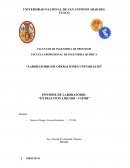 Informe de laboratorio: Extraccion liquido - vapor