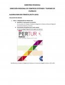 Gobierno regional: Dirección regional de comercio exterior y turismo de Huánuco