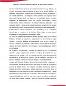 Relaciòn entre los distintos enfoques de intervención familiar