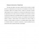 Enfoques de Intervención en Trabajo Social
