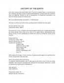 Historia de la tierra