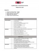 Planificación y estrategia de acción