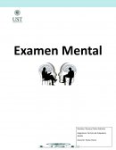 Examen mental. Discapacidad Intelectual Moderada