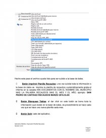 Manual de usuario para la generación de planilla de recaudos. Página 4