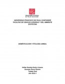 Domesticación y Etología Animal