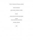 Taller de Fundamentos de Mercadeo y publicidad