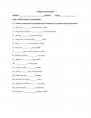 Preposiciones y conjunciones