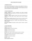 Tarea de producción de televisión.Programa: El pollo sale caro