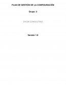 Plan de gestión de la configuración