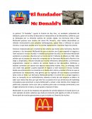 Resumen de la pelicua El fundador