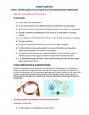 Reparación de un equipo de refrigeración comercial